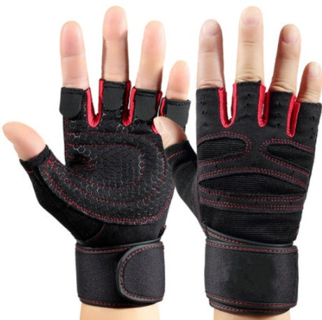 Half finger gym gloves Aura Heaven
