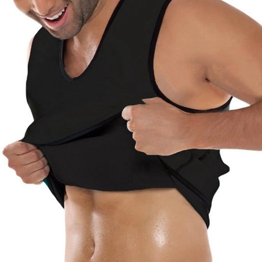 Slimming Sweat Corset Vest – detail view | Aura Heaven