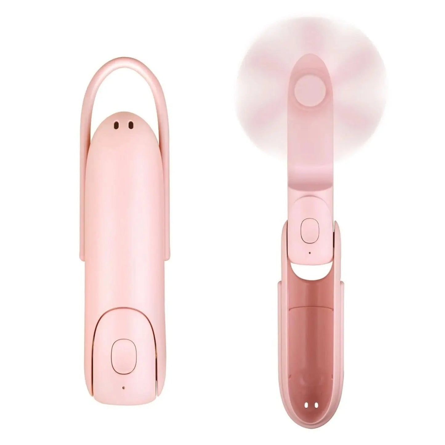 Mini Fan Handheld, 3 Speeds Handheld Fan, 3 in 1 Portable USB Fan with Flashlight Power Aura Heaven