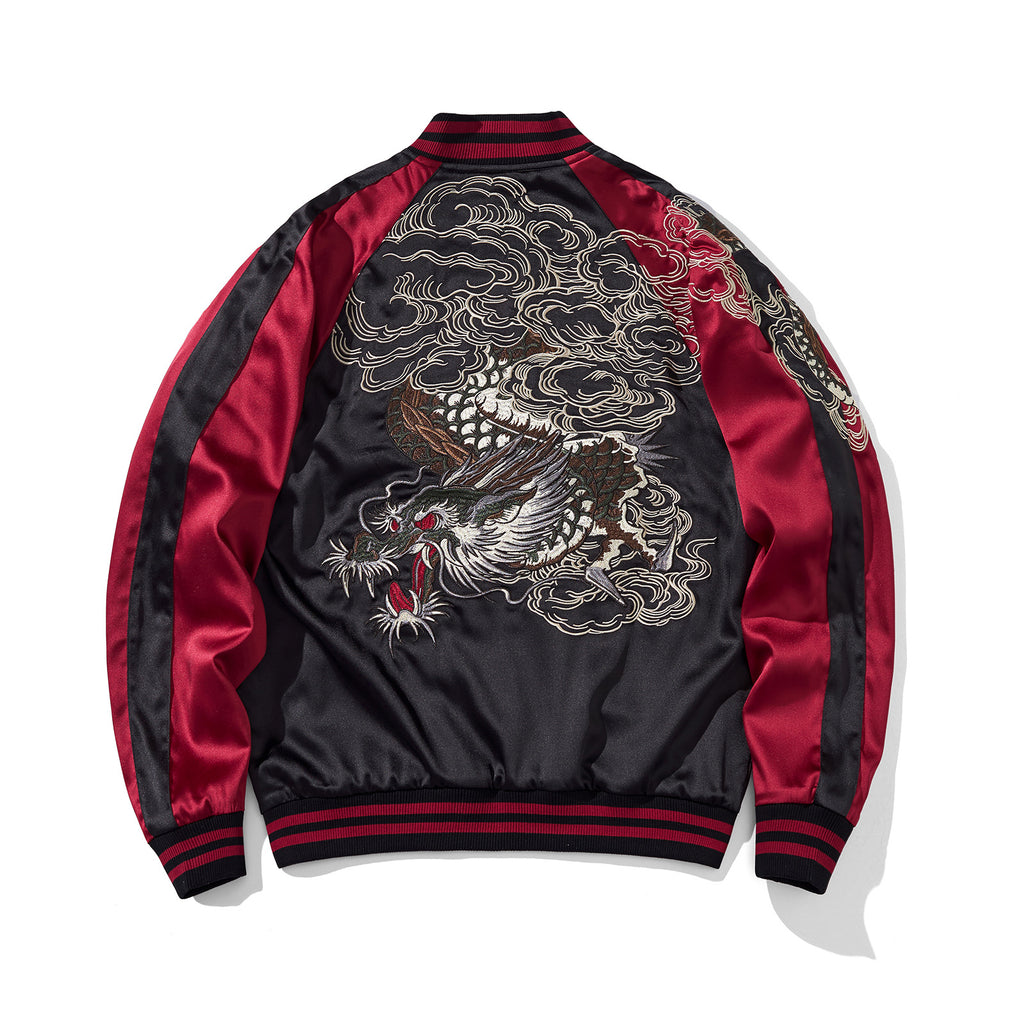 Loose Fit Polyester Embroidered Chinese Style Jacket