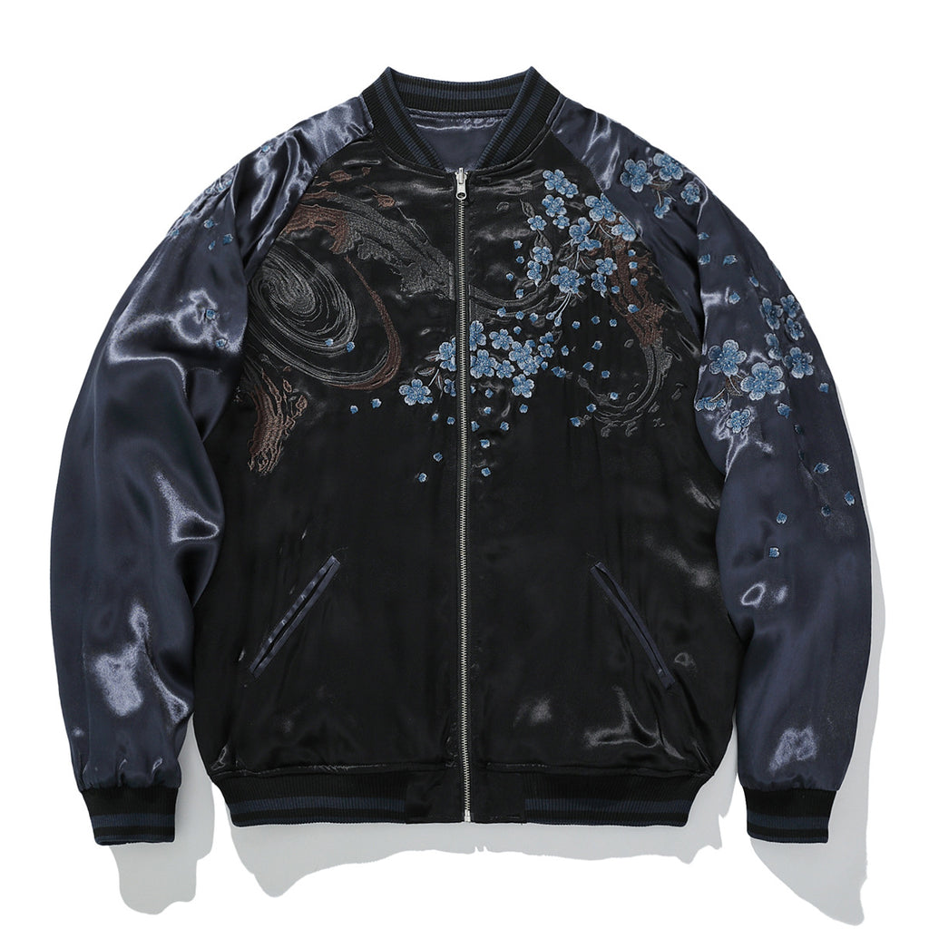 Loose Fit Polyester Embroidered Chinese Style Jacket