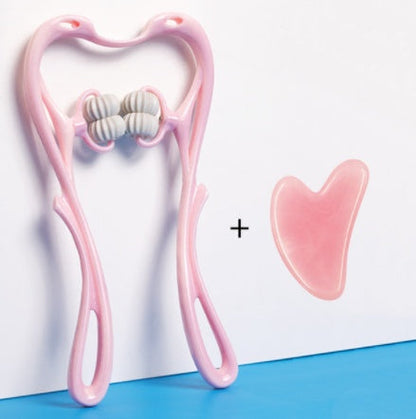 Multifunctional Manual Six-wheel Neck Massager Massage Relieve Roller Massage Tool AliExpress