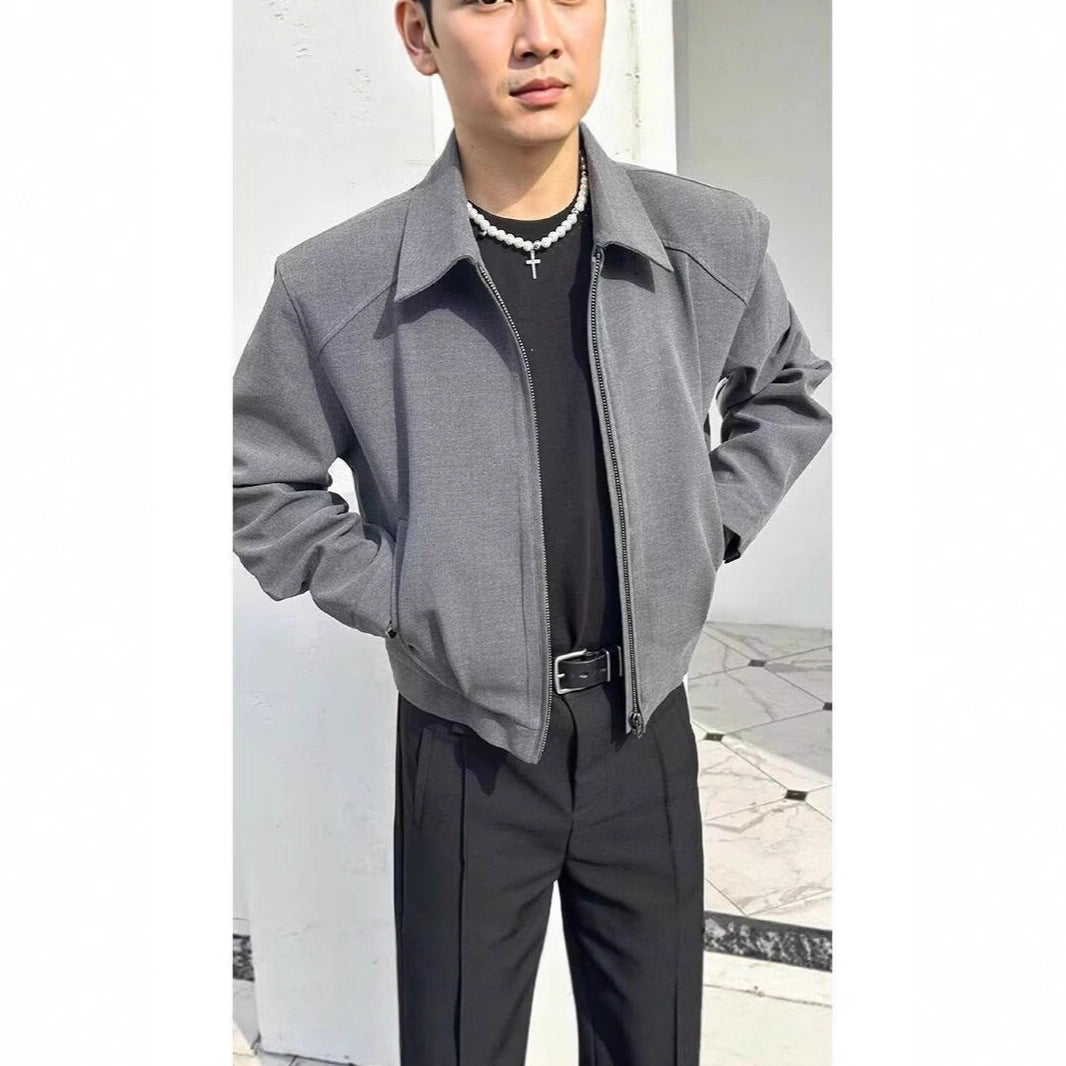 Casual Short Zip Up Jacket