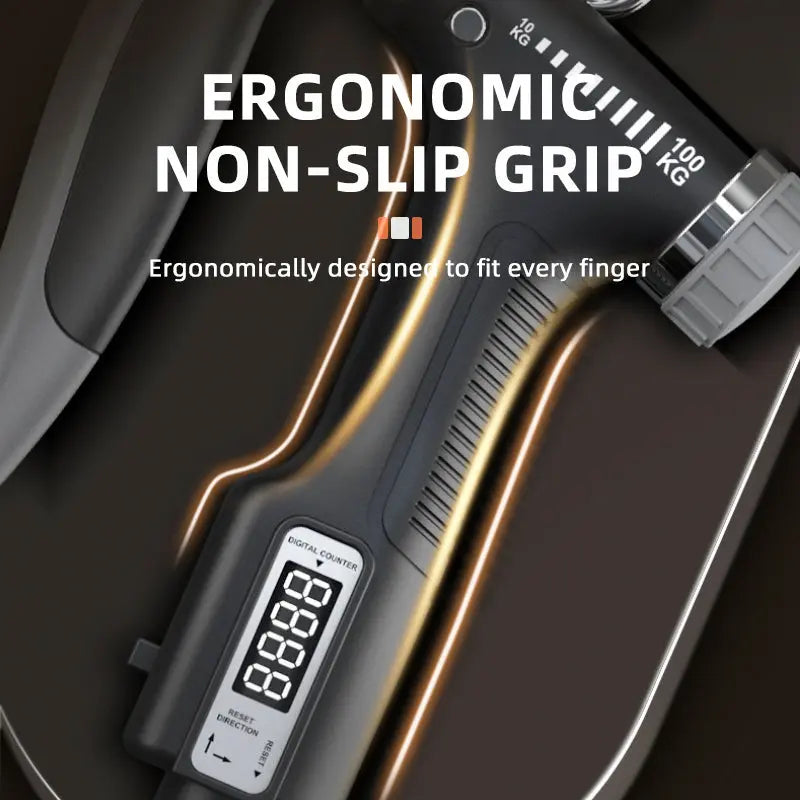Smart Counting Grip 10-100KG Grip Free Adjustment Professional Hand Training Arm Muscle Training Fitness Equipment Fitness Tools Gym Aura Heaven