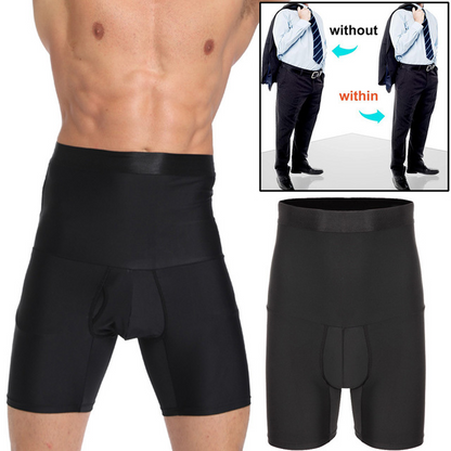 Men's High Waist Shaper Briefs – front view | Aura Heaven