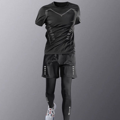 Running Gym Clothes Outdoor Quick-dry Clothes Tight Long Sleeve T-shirt Training Wear Aura Heaven