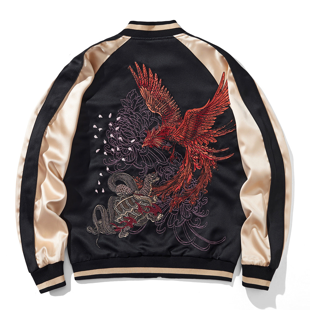 Loose Fit Polyester Embroidered Chinese Style Jacket