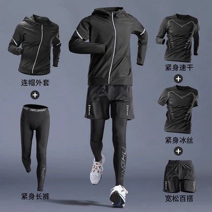 Running Gym Clothes Outdoor Quick-dry Clothes Tight Long Sleeve T-shirt Training Wear Aura Heaven