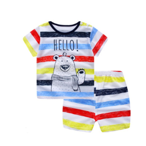 Cartoon Clothing Baby Boy Summer Clothes