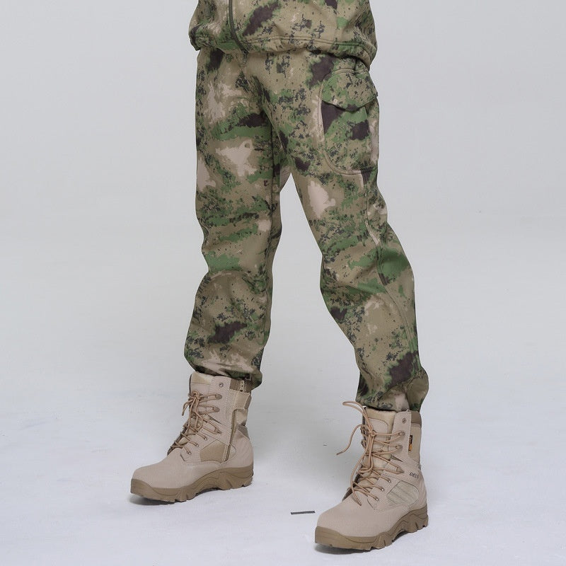 Fleece Soft Shell Pants Breathable And Windproof Wear-resistant