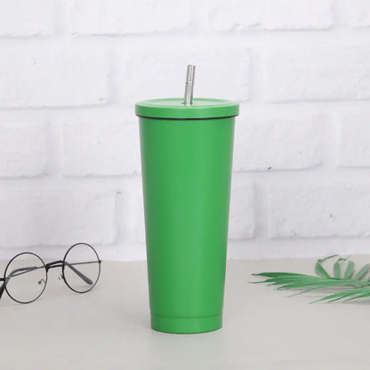 Creative Coffee Cup with Stainless Steel Straw Cup Insulation Cup Aura Heaven