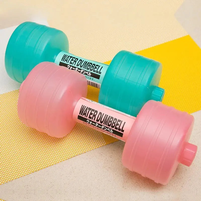 Body Building Water Dumbbell Weight Dumbbells Slimming Fitness Gym Equipment Yoga for Training Sport Plastic Bottle Exercise Aura Heaven