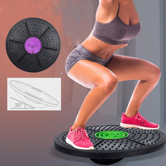 Yoga Balance Board Disc Stability Round Plates Exercise Trainer for Fitness Sports Waist Wriggling Fitness Balance Board Aura Heaven
