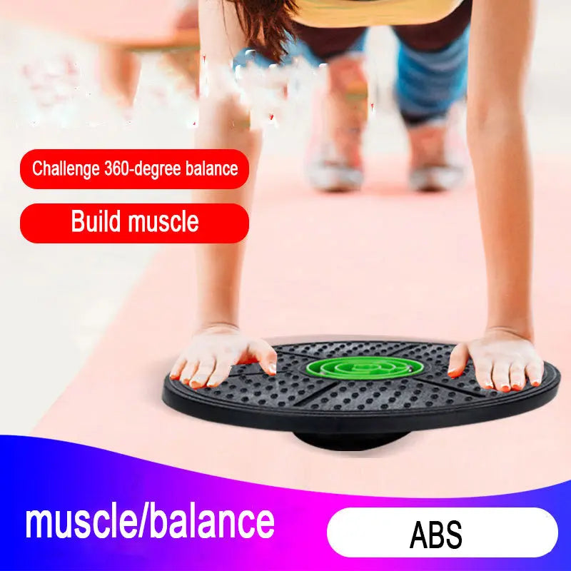 Yoga Balance Board Disc Stability Round Plates Exercise Trainer for Fitness Sports Waist Wriggling Fitness Balance Board Aura Heaven