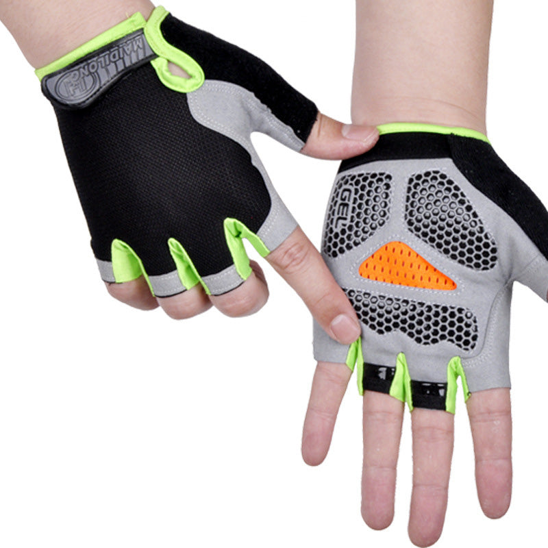 Cycling Half-Finger Gloves – view 12 | Aura Heaven