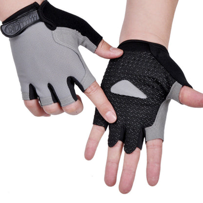 Cycling Half-Finger Gloves – detail view | Aura Heaven