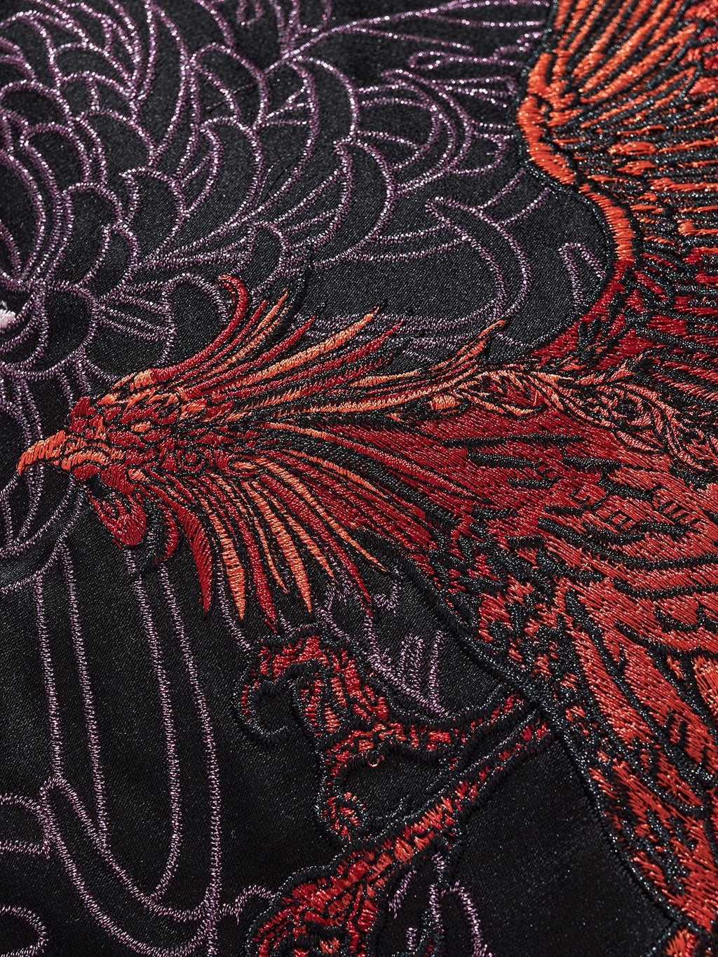 Loose Fit Polyester Embroidered Chinese Style Jacket