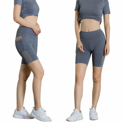 All Seasons Yoga Shorts Stretchable With Phone Pocket Aura Heaven