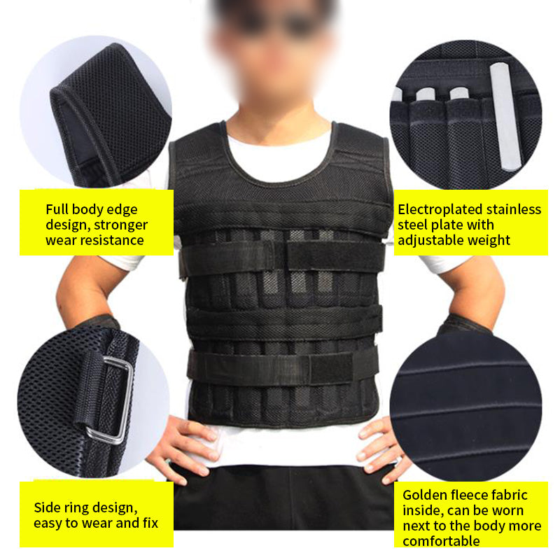 Running Weight Vest – detail view | Aura Heaven