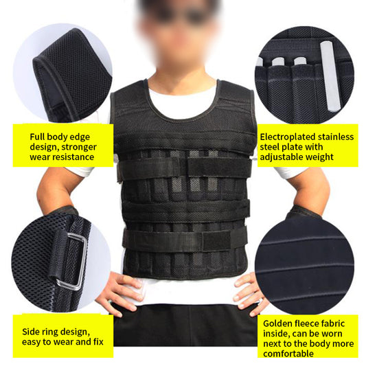 Running Weight Vest – detail view | Aura Heaven