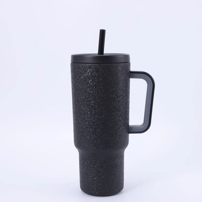 40oz Gradient Color Cup Stainless Steel Rainbow Paint Aura Heaven