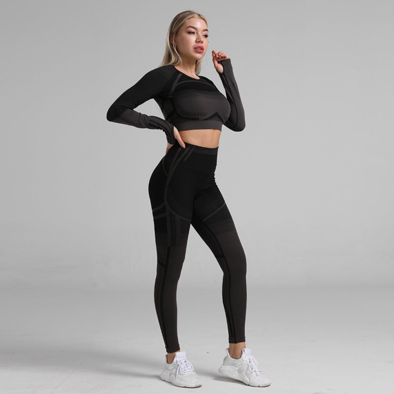 Tight Sports Gym Clothes – back view | Aura Heaven