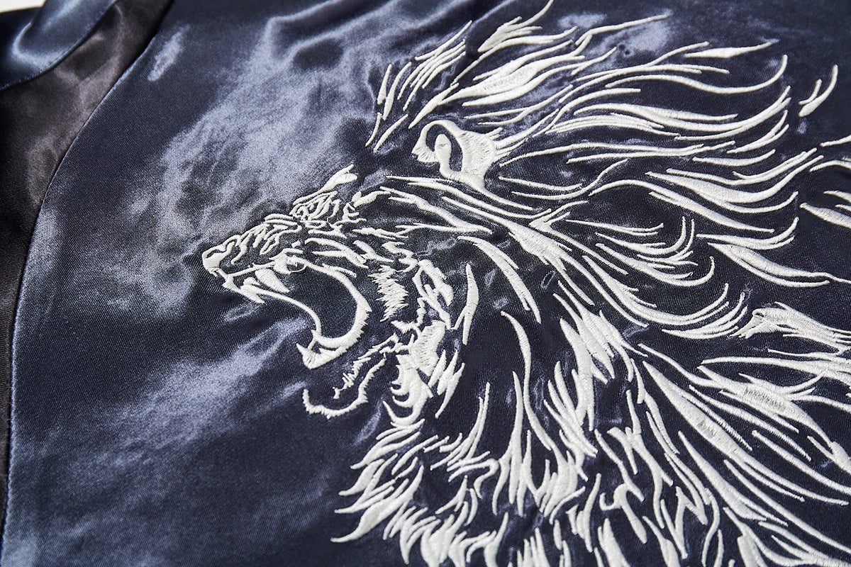 Loose Fit Polyester Embroidered Chinese Style Jacket