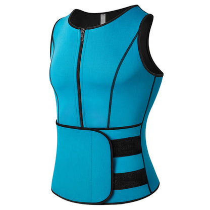 Men's Sauna Sweat Vest – back view | Aura Heaven