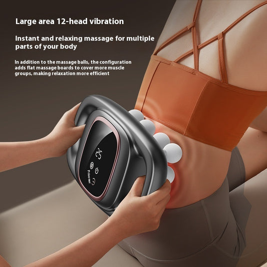 12-Head Massage Gun – front view | Aura Heaven
