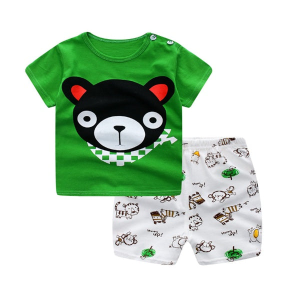Cartoon Clothing Baby Boy Summer Clothes