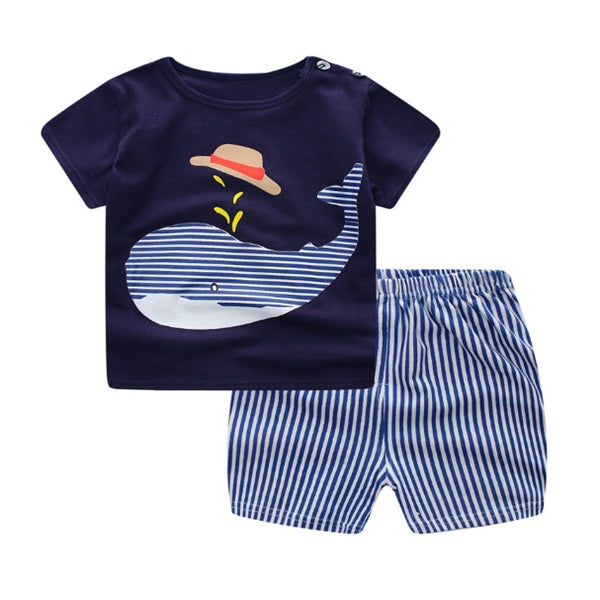 Cartoon Clothing Baby Boy Summer Clothes
