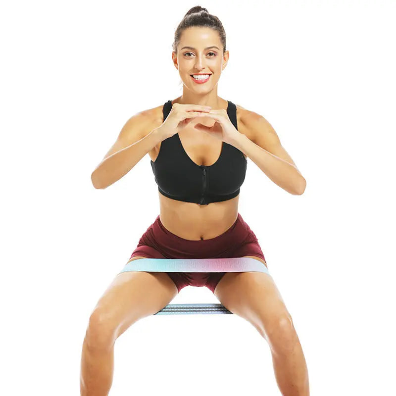 Fitness elastic band buttocks resistance band Aura Heaven