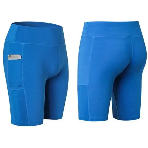 All Seasons Yoga Shorts Stretchable With Phone Pocket Aura Heaven