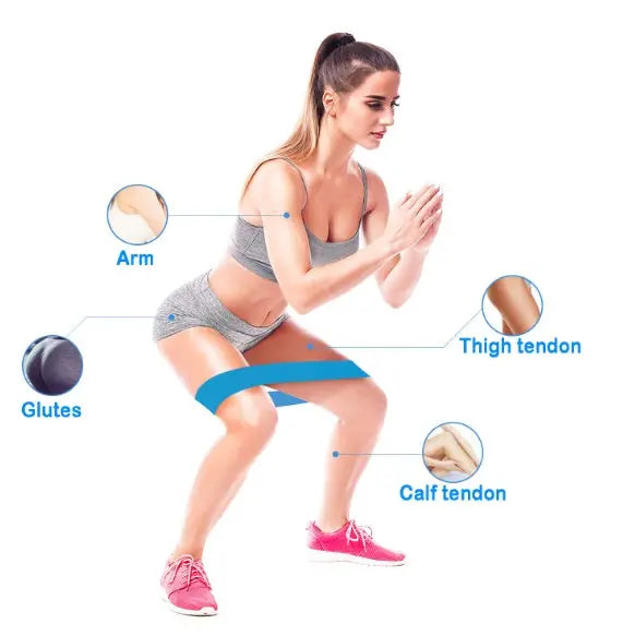 Resistance Bands Sealing Elastic Booty Sport Bodybuilding Rubber Band Yoga Aura Heaven