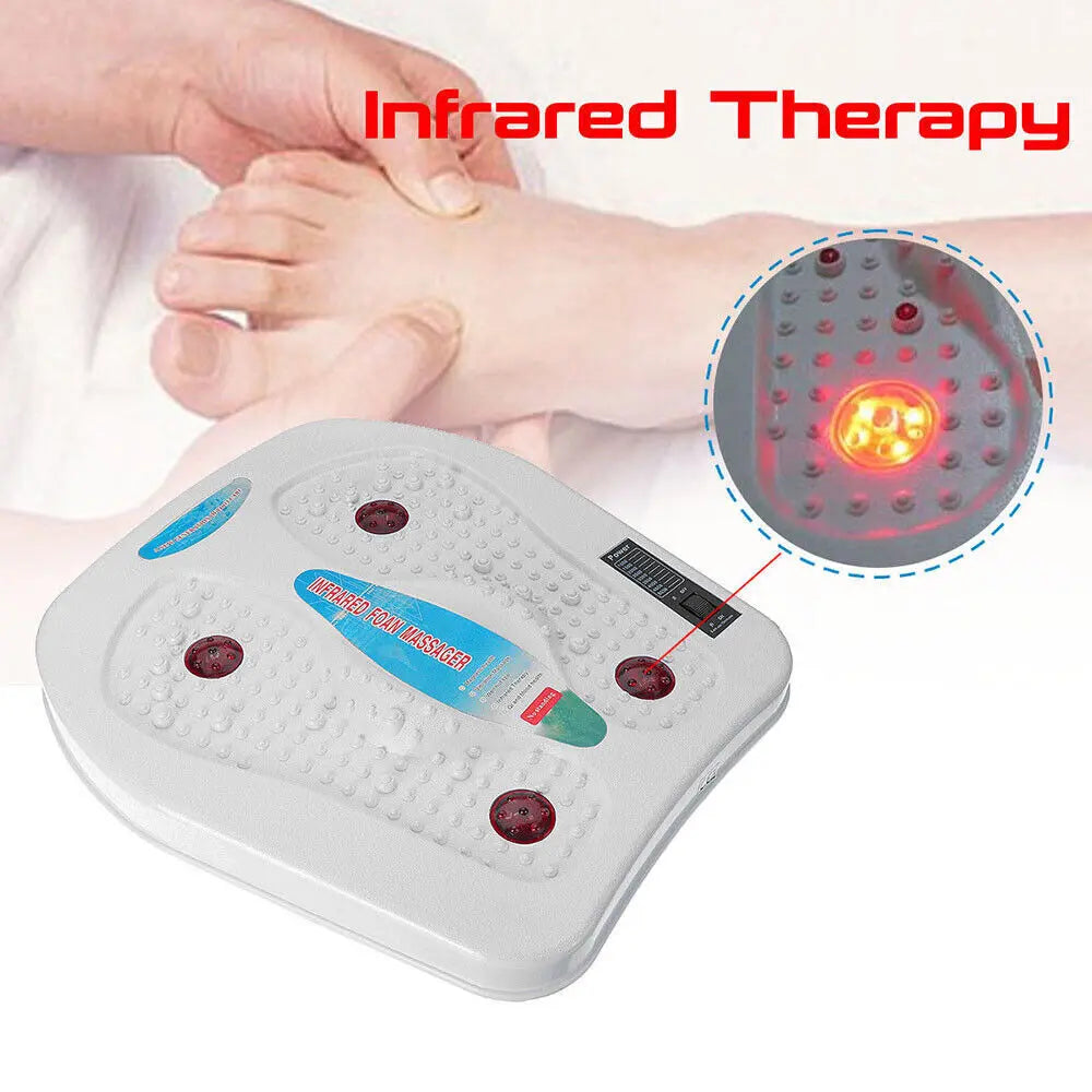 Foot Leg Vibration Blood Circulation Booster Feet Massager With Heated 9 Modes Aura Heaven