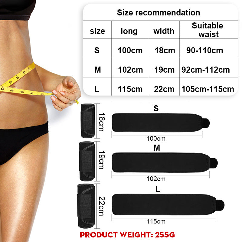 Neoprene Abdominal Waist Trainer – back view | Aura Heaven
