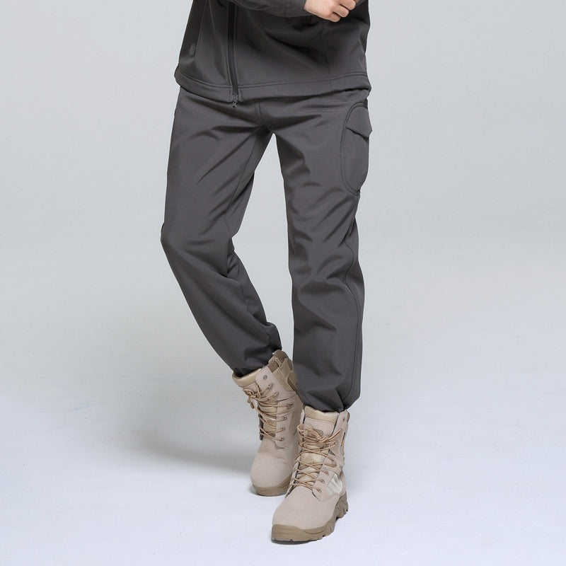 Fleece Soft Shell Pants Breathable And Windproof Wear-resistant