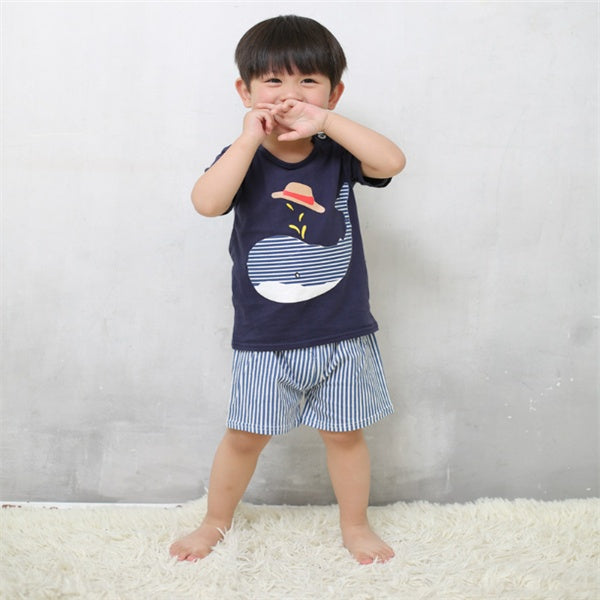 Cartoon Clothing Baby Boy Summer Clothes