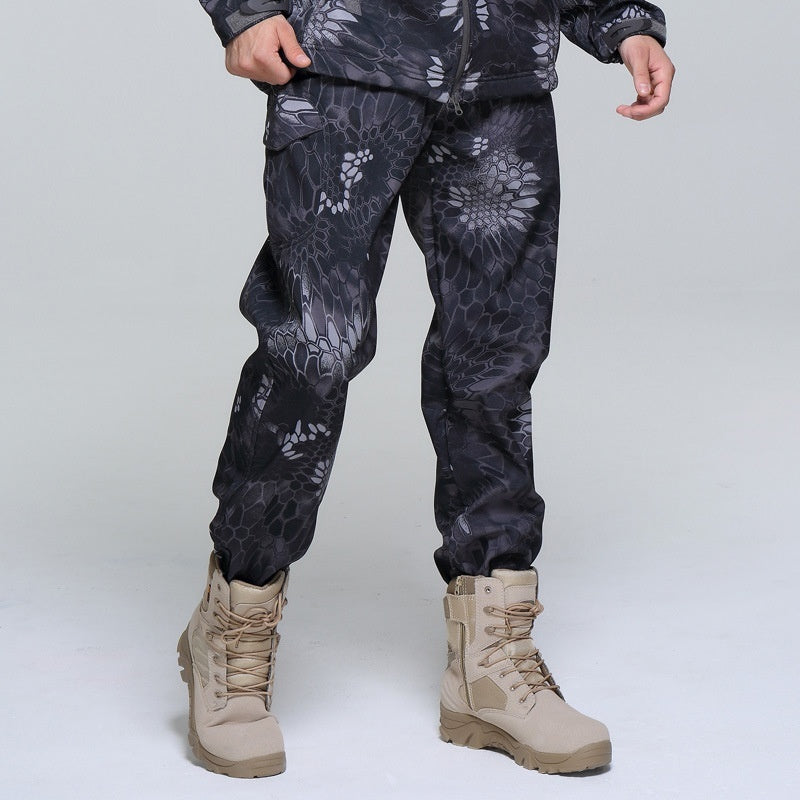 Fleece Soft Shell Pants Breathable And Windproof Wear-resistant