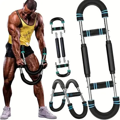 Multi-functional U-shaped Arm Strengthener Chest Trainer Adjustable Forearm Strength Exerciser Home Gym Equipment Bodybuilding Aura Heaven