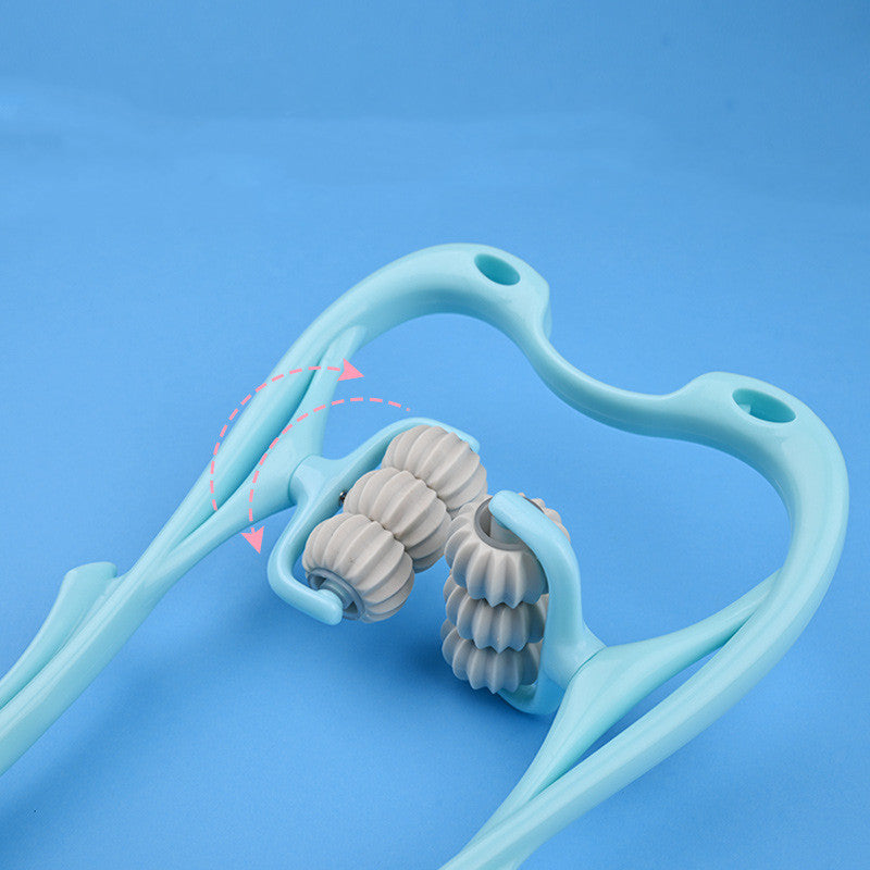 Multifunctional Manual Six-wheel Neck Massager Massage Relieve Roller Massage Tool AliExpress