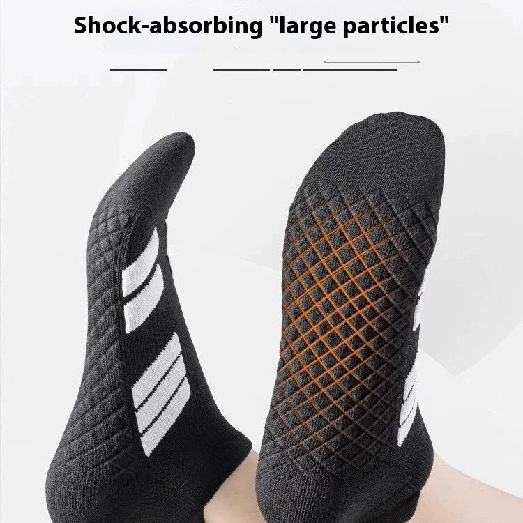 Socks Towel Massage Footbed Thickening Sweat-absorbing Aura Heaven