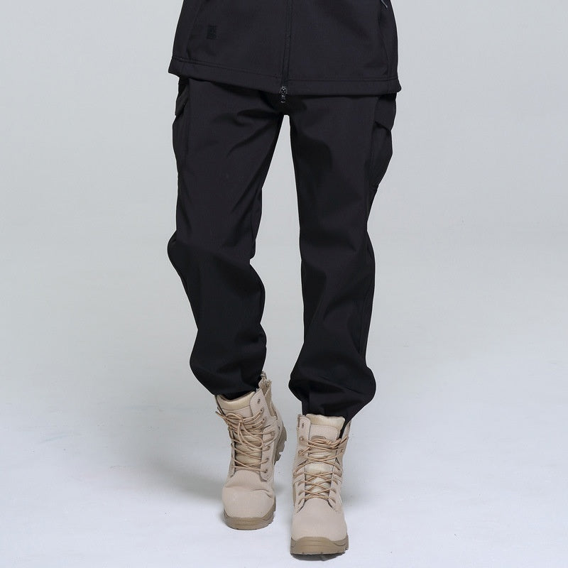 Fleece Soft Shell Pants Breathable And Windproof Wear-resistant