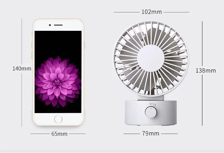 Silent two-leaf fan desktop mini usb fan Aura Heaven