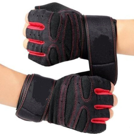 Half finger gym gloves Aura Heaven