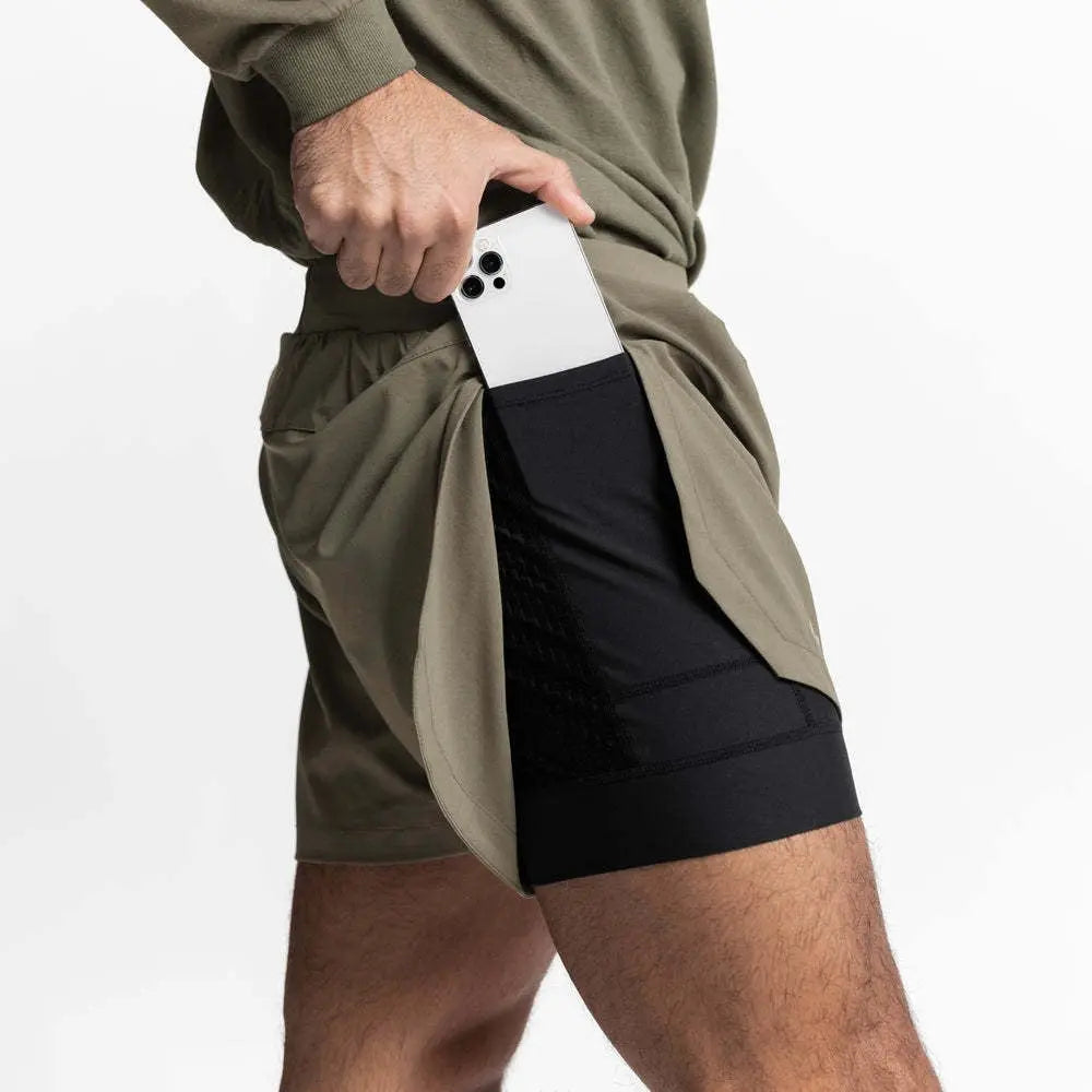 Muscle Men's Gym Sports Shorts Stretch Aura Heaven