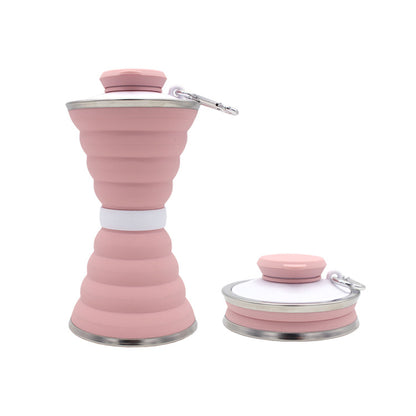 500ml Foldable Silicone Sports Bottle – lifestyle shot | Aura Heaven