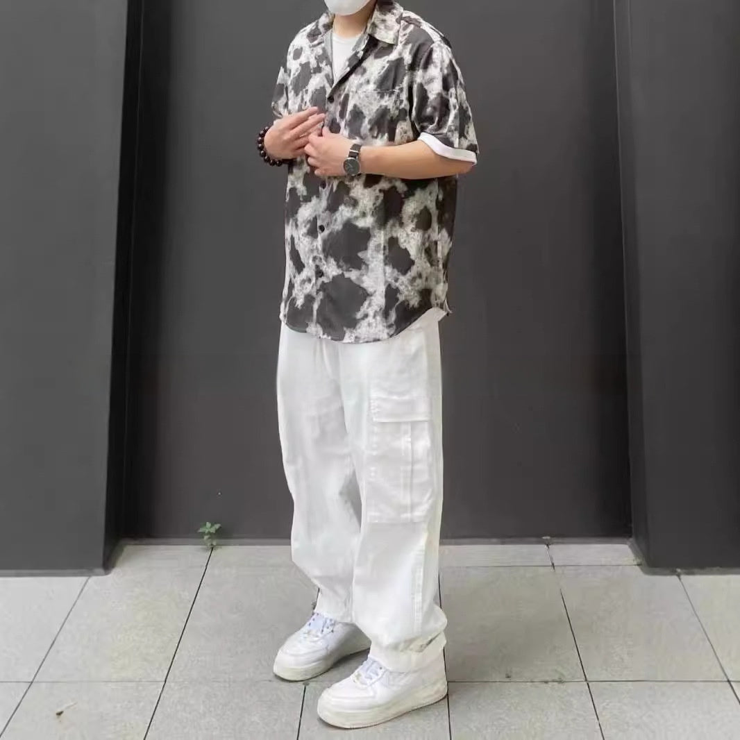 Loose Fitting Casual Straight Leg Cargo Pants