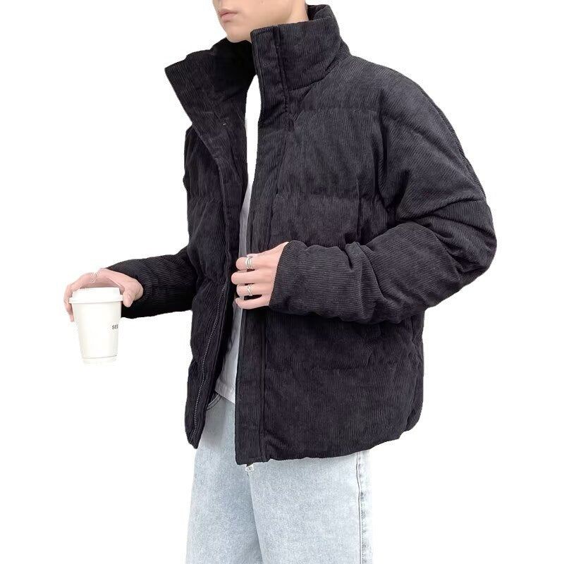 Stylish Warm Cotton-padded Jacket For Sports And Casual Wear Trendy