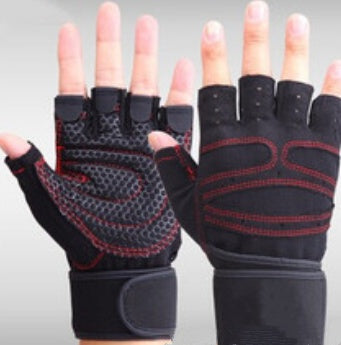 Half finger gym gloves Aura Heaven
